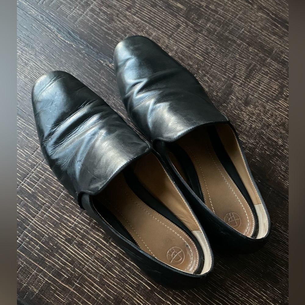 The Row Alys Square Toe Loafer